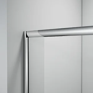 Shower Door Hinge Hardware Bathroom Silver Frame Glass Enclosure 2 Side Pivot Shower Door