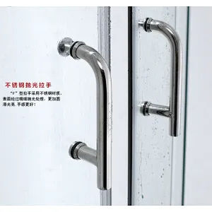 Factory Direct Sale Wholesale With Frame Sector Double Sliding Shower Enclosure