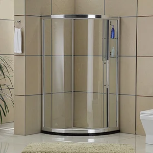 China Tempered Glass D Shape 1850 Shower Cabin