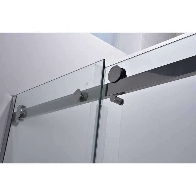 KARMA series  8mm clear tempered  sliding stainless steel shower enclosure