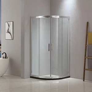 EBT 6mm clear tempered Acr aluminium shower cabin sliding door shower