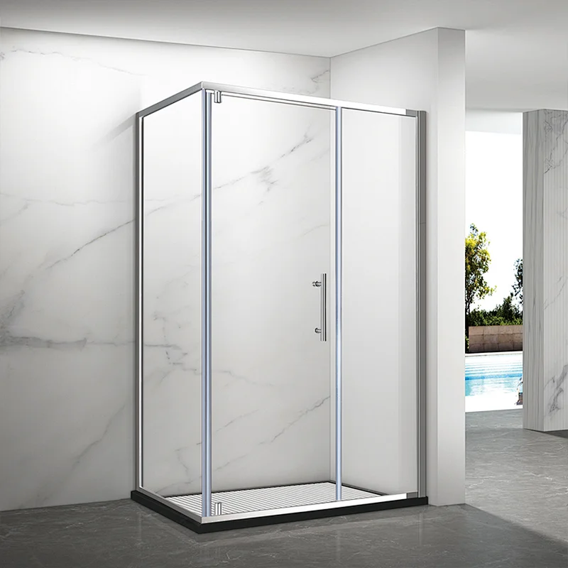 American Luxury Tempered Glass  Shower Enclosure Indoor  Bathroom Walk In Wet Bath Glass Shower Cabin