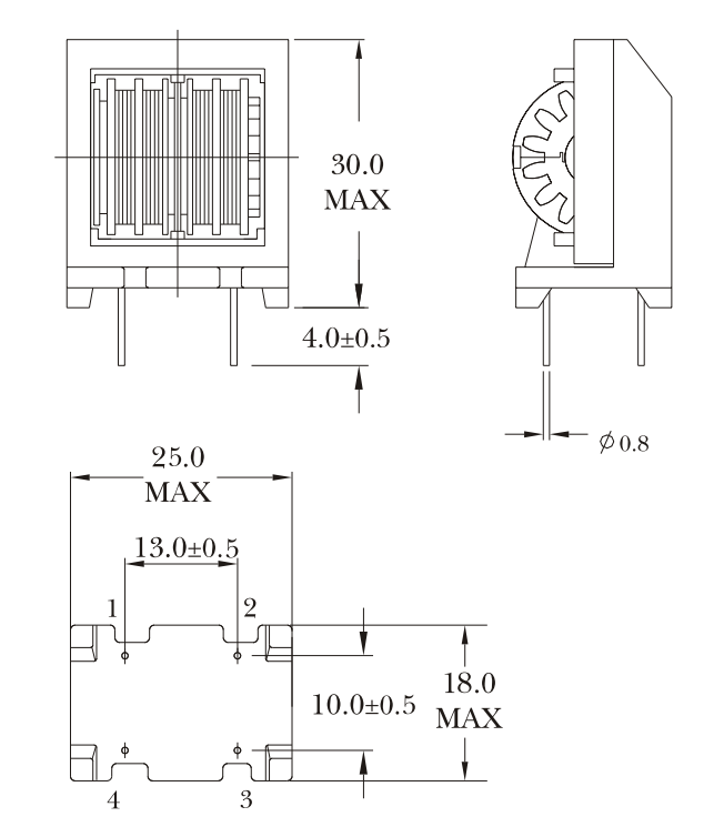 ET common mode choke filter