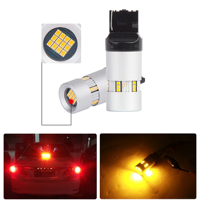 T20 single ball for car general-purpose turn signal lamp yellow 30W wedge ball DC12V-30V correspondence 1200lm explosion light 1 year warranty