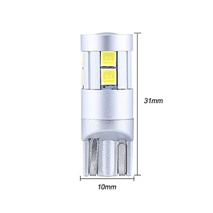 SANYOU T10 LED 5W Class Explosion Light T10 LED Bulb White White Position Wedge Bulb Projector Type 12-24V Compatible 9SMD 3030 1pc
