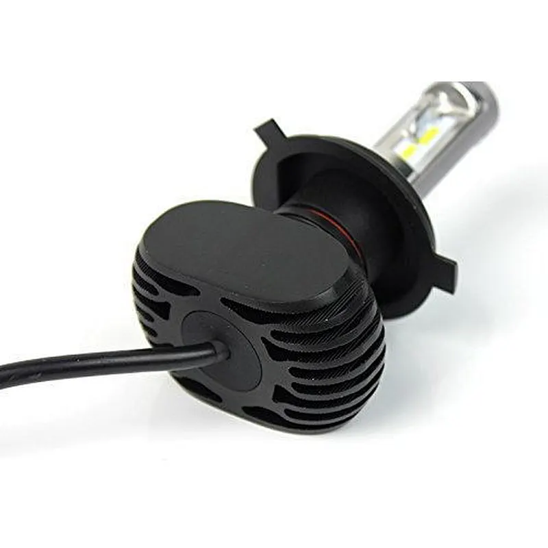 SANYOU H4 hi / lo Vehicle inspection compatible LED headlight fanless for car H: 40W / L: 20W 6000K 8000Lm (4000Lm * 2) DC12-16V Fanless integrated type