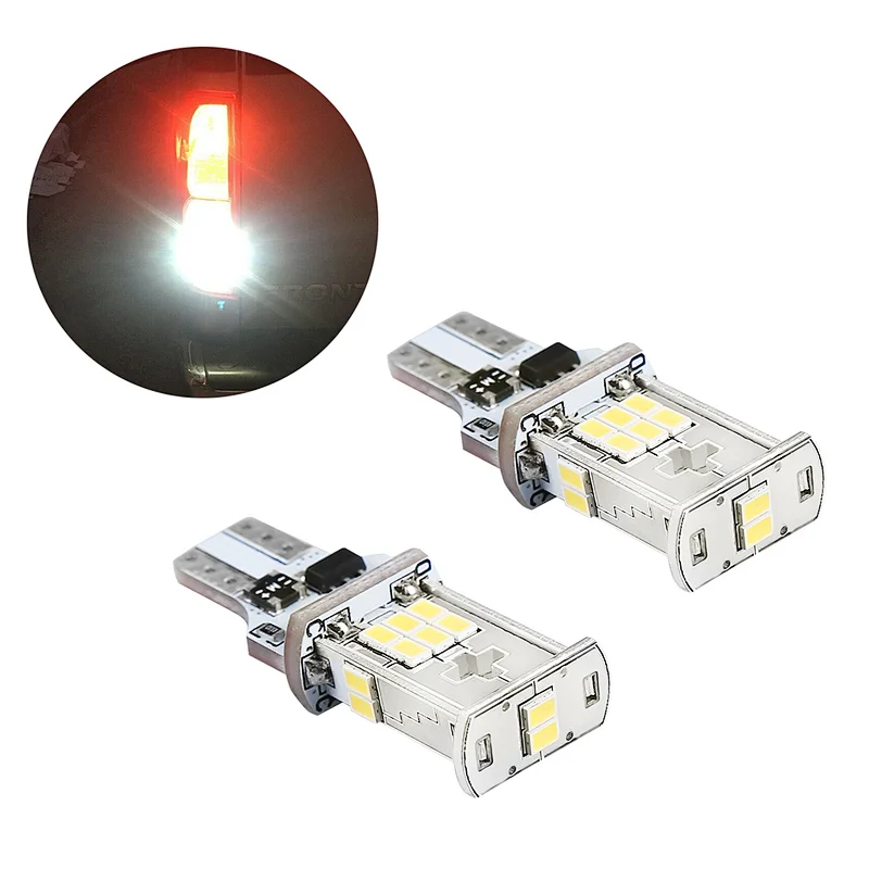 SANYOU T15 T16 Combined LED Canceller Built-in LED White 18 Series 3020 SMD 880 Lumen DC12Ⅴ Compatible 1pc