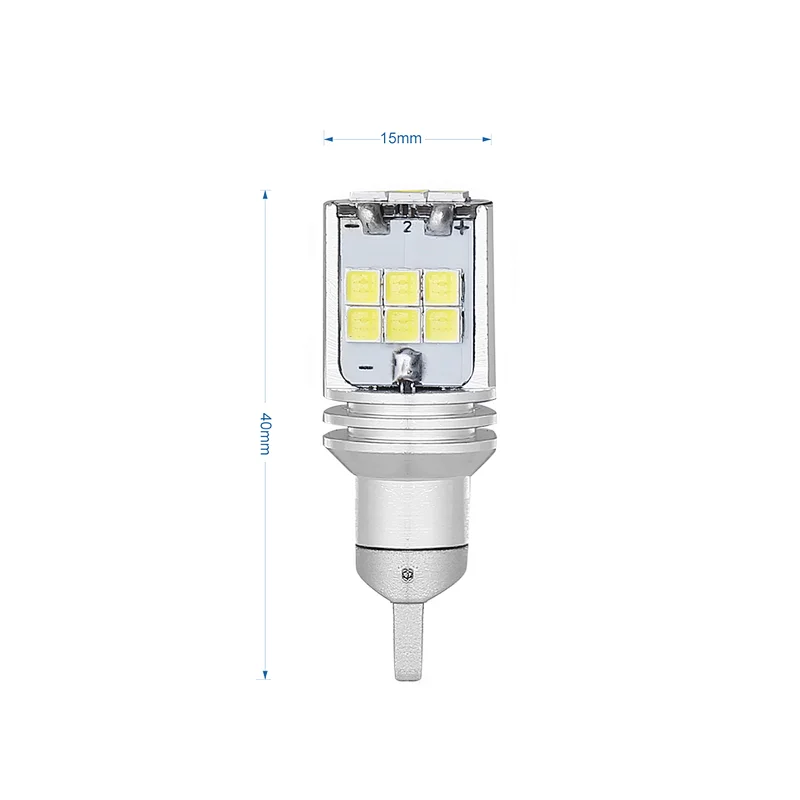 SANYOU T10 T15 T16 dual use LED back lamp led backward light 15 stations 3030 SMD bulb DC12-30V compatible 900Lm 1 pc.