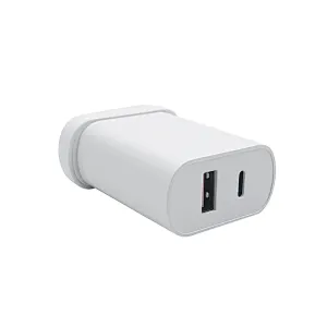 Phone Planet New Product White PD 20W And Quick Charger 3.0 Dual Port Fast Charging Wall Charger