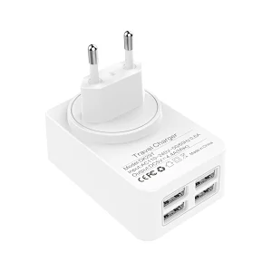 5V4.4A 4 USB port  US EU UK plug with CB CE certificate power adapter supply