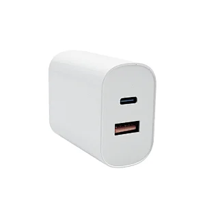 PD USB C Charger Power 30W 2 Port Fast Charger with 30W Power QC 3.0 Wall Charger Foldable US plug Power Adapter