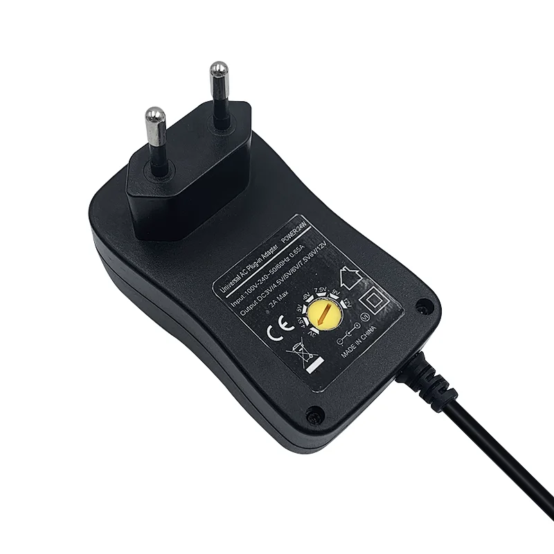 Amazon hot selling Power Adapter 3V 5V 7V 8V 10V 12V 0.5A 1A 1.5A 3A Power Adapter With 2 Years Warranty