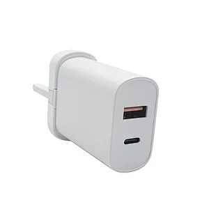 Phone Planet New Product White PD 20W And Quick Charger 3.0 Dual Port Fast Charging Wall Charger