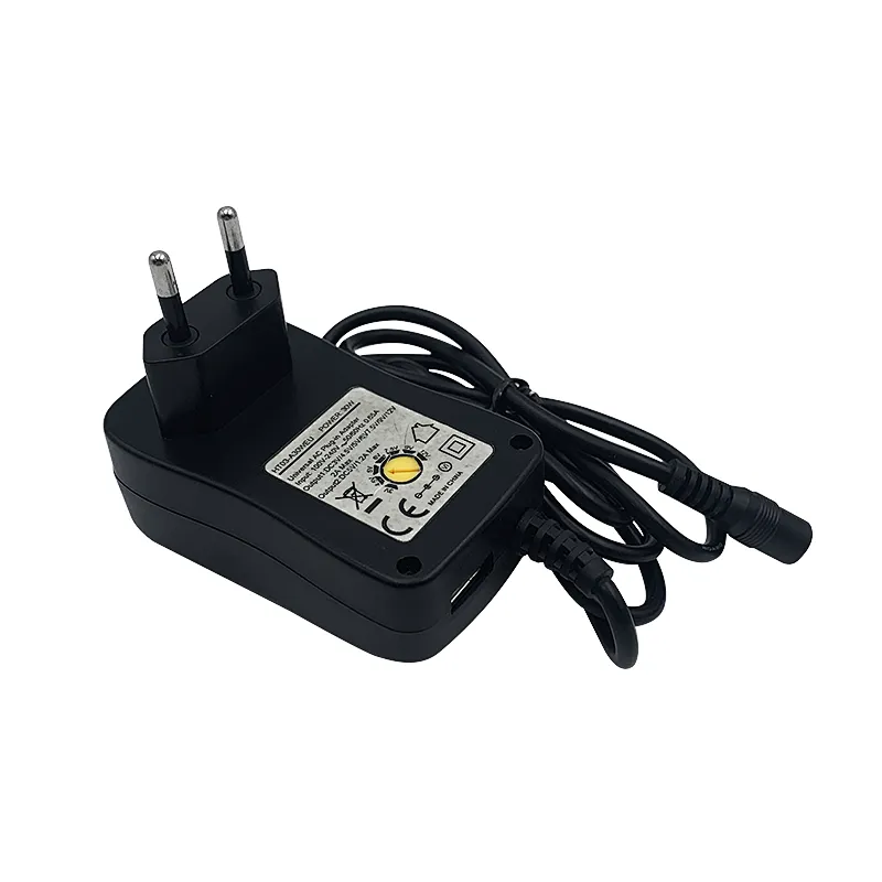 Nuevo diseño OEM Logo 3V 6V 7V 8V 10V 12V 0.1A 0.8A 0.9A 1A 1.2A adaptador de corriente de carga rápida caja adaptador de corriente alterna de CA BUENA CALIDAD