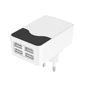 Enchufe británico de la UE de los EE. UU. Del puerto de 5V4.4A 4 USB con fuente del adaptador de corriente del certificado del CE del CB
