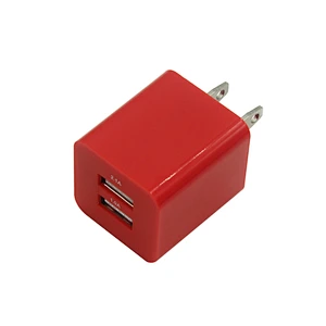 New Products Universal 5V2.1A 2 Port USB Wall Charger Portable Travel Home Phone Charger Plug Factory Direct Wholesale