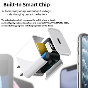 OEM phone charger factory Original US EU plug USB C Power Adapter fast charging plug  pd 20w QC wall travel adapter charger