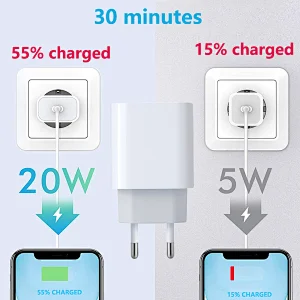 OEM phone charger factory Original US EU plug USB C Power Adapter fast charging plug  pd 20w QC wall travel adapter charger