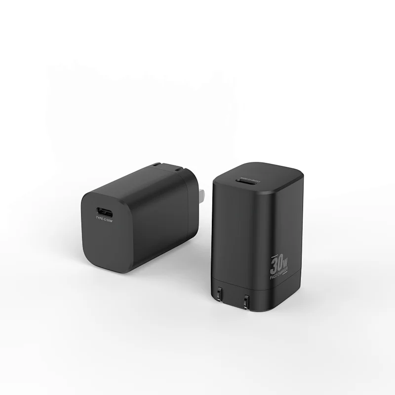 Gan D 30 Single Port With Type-c Pd Fast Charger For Iphone For Samsung Fast Charge