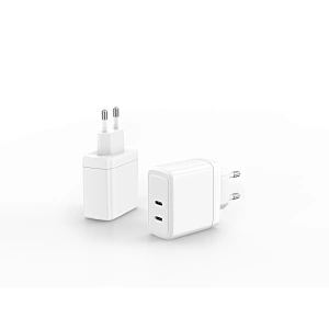 Puerto dual Pd 20w Proveedor de energía de carga rápida Tipo C y cargador de pared USB Adaptador de corriente de 20 vatios para Iphone 13