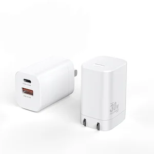 Gan D 30 Single Port With Type-c Pd Fast Charger For Iphone For Samsung Fast Charge