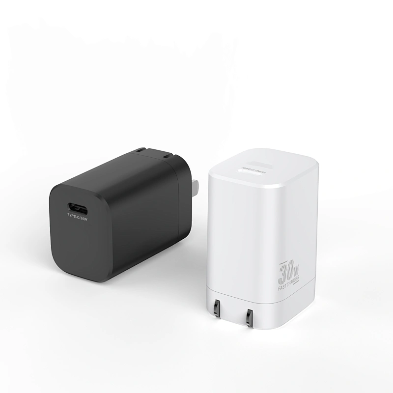 Gan D 30 Single Port With Type-c Pd Fast Charger For Iphone For Samsung Fast Charge