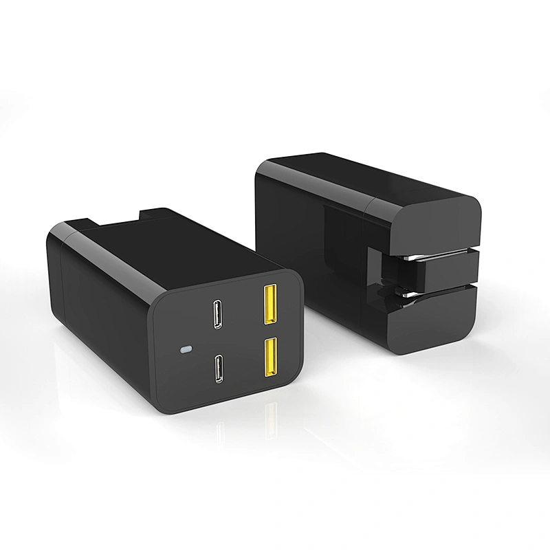 2 USB A+2 Type C ports floding foot charger portable traveling Gan 200W charger for phone and laptop with 2 years warranty