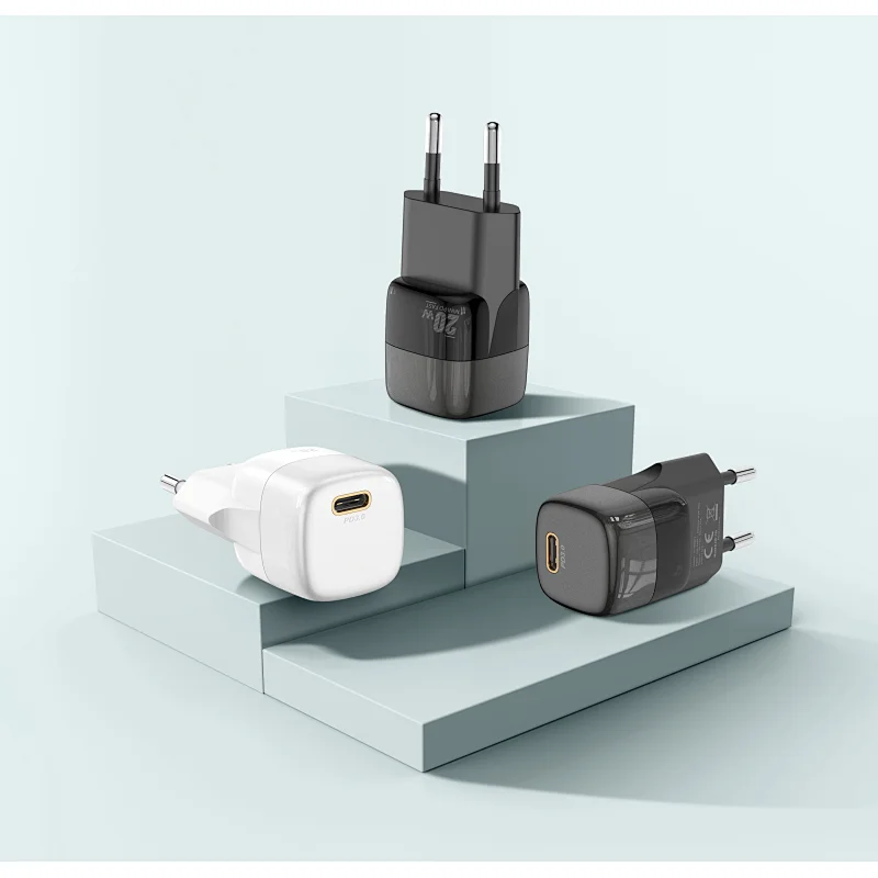 For iphone Ipad 20W mini portable fashion gallium nitride PD 20W USB C fast wall phone charger GAN home charger