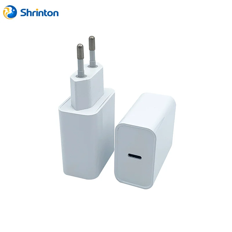 2021 newest design CE,FCC,CCC PD charger 20W 5V 3A,9V 2.22A, 12V 1.67A for iPhone XS Max iPad Samsung