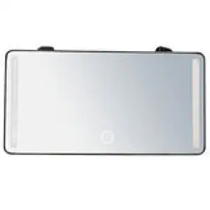 The sun visor vanity lighted mirror help pepole have a proper makeup when travel outdoor.