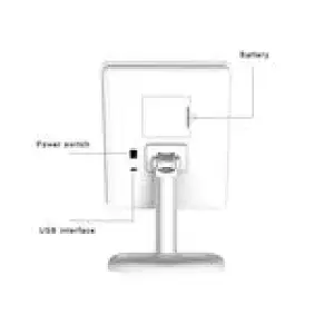 8 leds hollywood vanity mirror with lights desk makeup mirror.