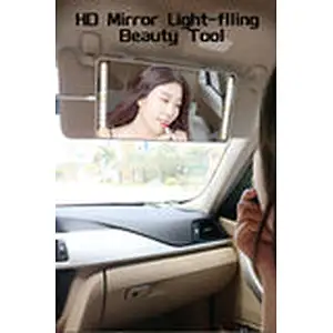 The sun visor vanity lighted mirror help pepole have a proper makeup when travel outdoor.