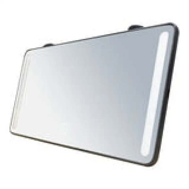 The sun visor vanity lighted mirror help pepole have a proper makeup when travel outdoor.