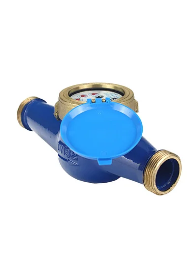 Multi Jet Wet Type Liquid Sealed Vane Wheel Model 1 Brass Water Meter ...