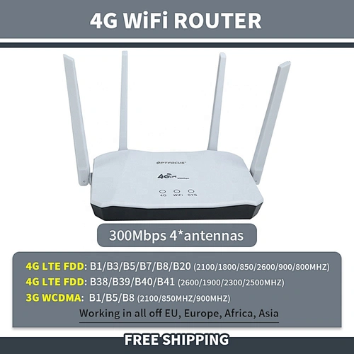 4G CPE 5G wifi routers SIM card Hotspot CAT4 32 users RJ45 WAN LAN