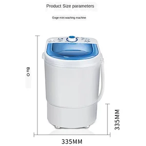Small Baby Underwear Single Barrel Household Semi-Automatic Mini Washing Machine Washing One-Piece Apartment