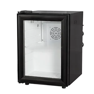 30 liter glass door mini bar fridge beer cooler