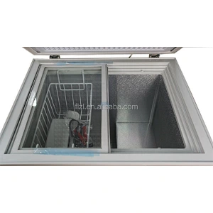 12V fast cooling fridge freezer DC 150Liters of solar power