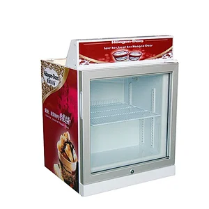 Small Mini Ice Cream Display Freezer For Convenience Store