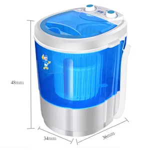 3KG household single tub small portable clothing washing machine