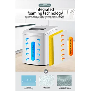Novel household style portable ice maker