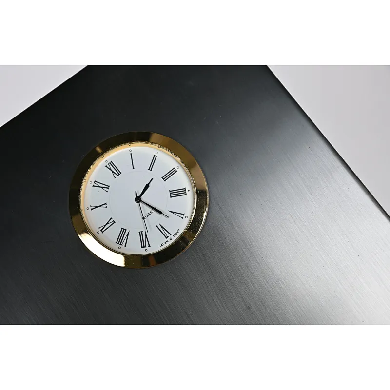 Olivia Bronze Quartz Clock Opal Glass Ball Bedside Table Lamp For Living Room