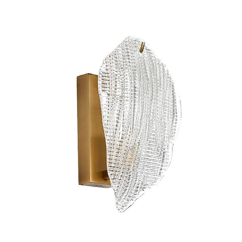Unique Texture Fallen Leaves Glass Wall Lamps