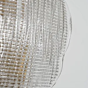 Unique Texture Fallen Leaves Glass Wall Lamps
