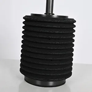 LED Steel Utilitaire Desk Lamp Minimalist Knurled Black Travertine Table Lamp