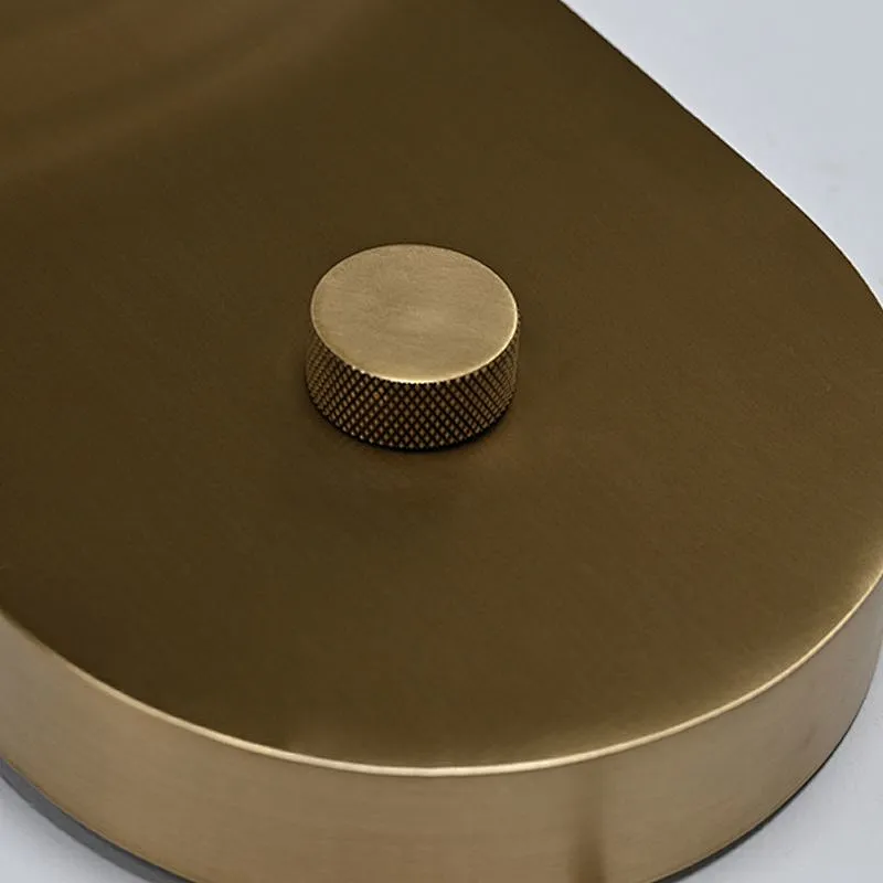 New Design Rotation Dimmable Button Led Wall Light Circular Ripple Glass Wall Lamp