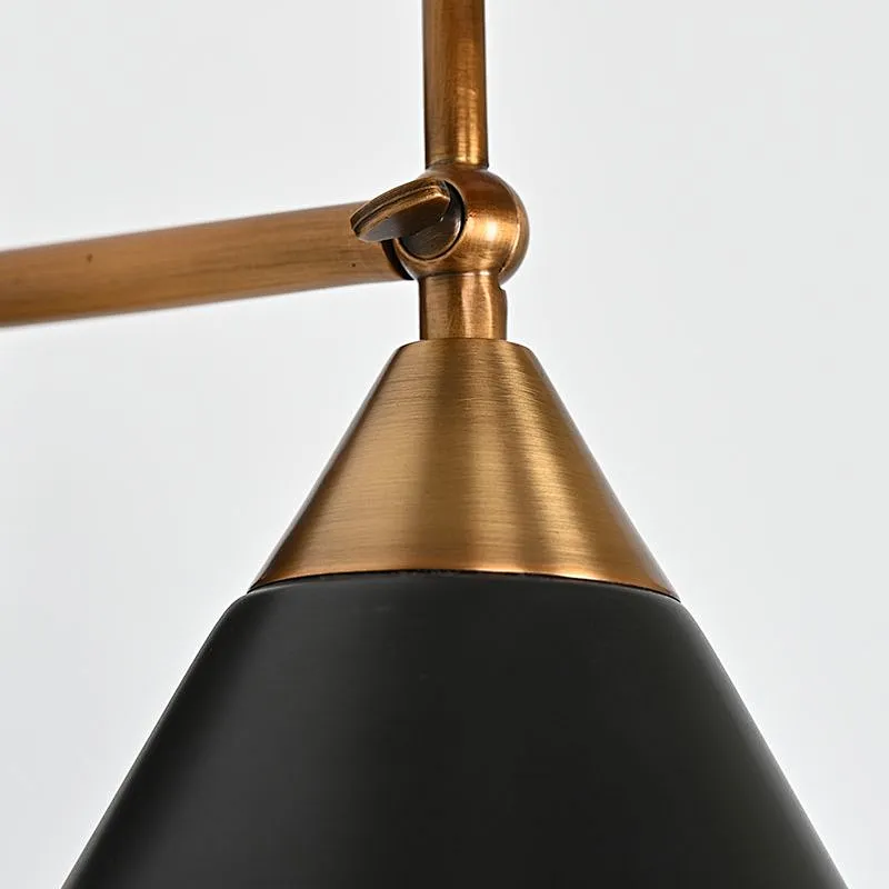 Simple black swing shade sconce wall Lamp