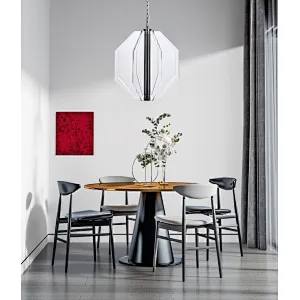 LED Octagonal acrylic hanging restaurant pendant lamp for dining room