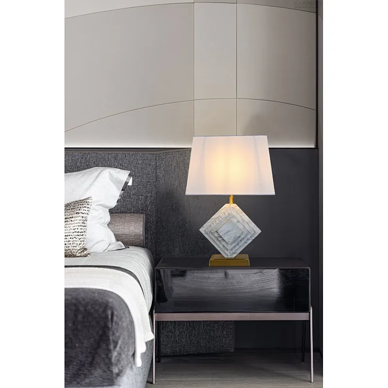 hotel style bedside lamps