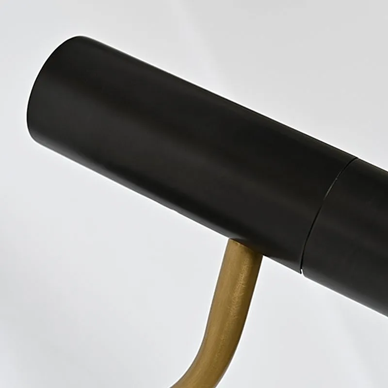 Modern style swing simple black Aluminum Cone Slanted Shade Sconce Wall reading Lamp